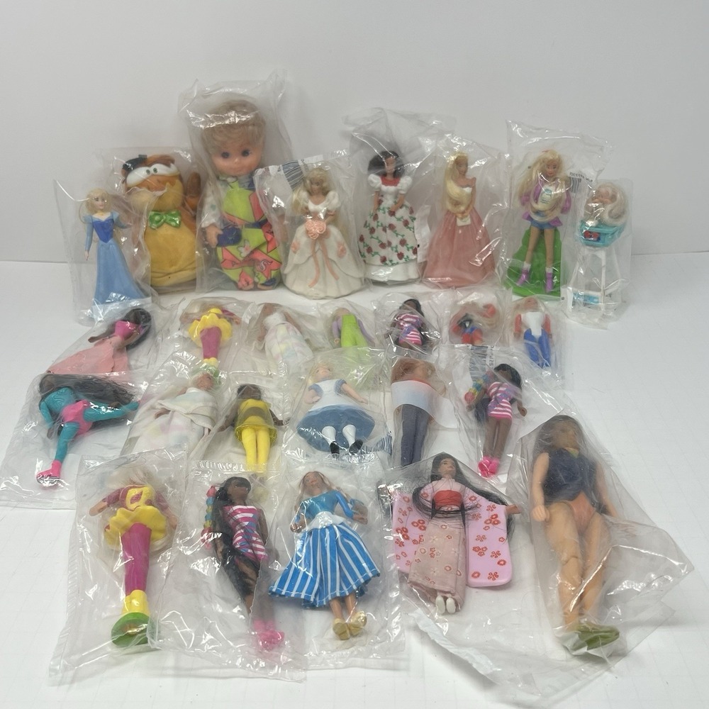 VTG 1990s‎ McDonalds Mini Barbie Happy Meal Toys Mixed Lot Collectible
